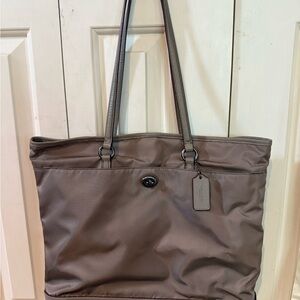 Elegant Taupe Coach bag